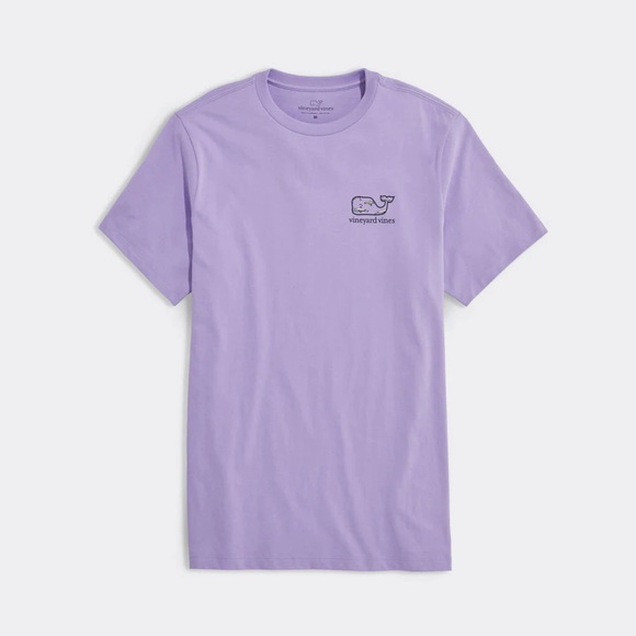 Vineyard Vines Other - Vineyard Vines Men’s Lures Toss Whale Tee - light purple Freesia - size M - NWT